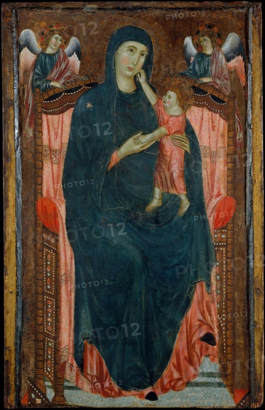 Madonna and Child Enthroned with Angels. Creator: Master of Varlungo.