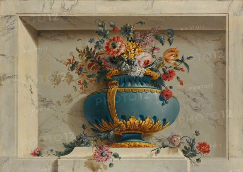 Vase of Flowers in a Niche. Creator: Michel Bruno Bellenge.