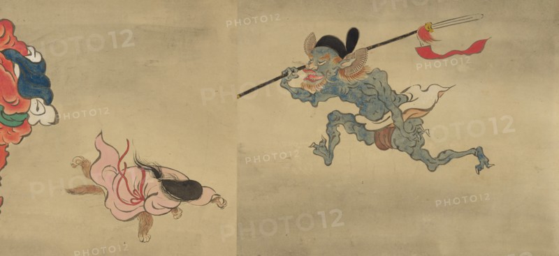 Copy of Night Parade of One Hundred Demons from the Shinjuan Collection, 18th century. Creator: Mochizuki Gyokusen.
