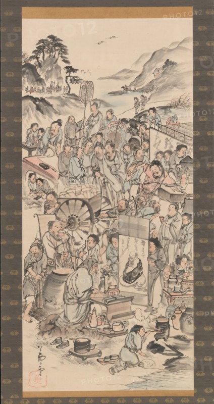 Drinking Festival of the Eight Immortals of the Wine Cup, late 18th century. Creator: Unknown.