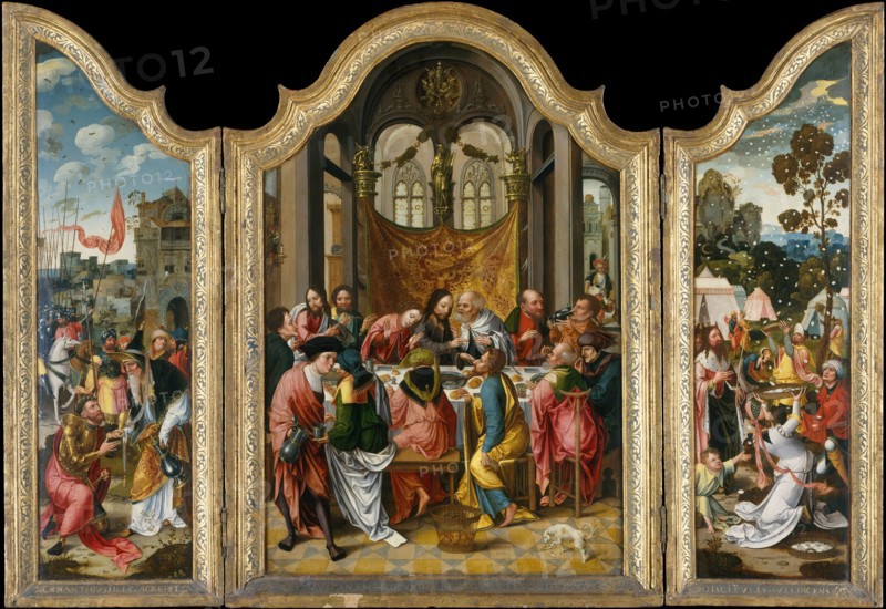 The Last Supper, 1515-20. Creator: Netherlandish (Antwerp Mannerist) Painters (first quarter 16th century).