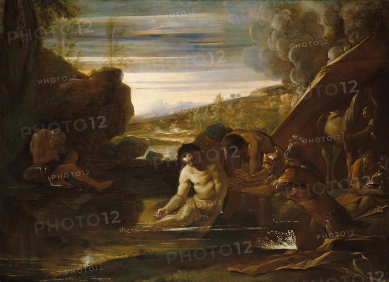 Alexander the Great Rescued from the River Cydnus, ca. 1650. Creator: Pietro Testa.