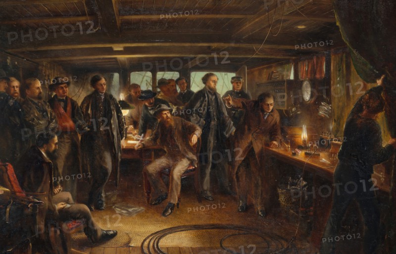 Awaiting the Reply, ca. 1866. Creator: Robert Charles Dudley.