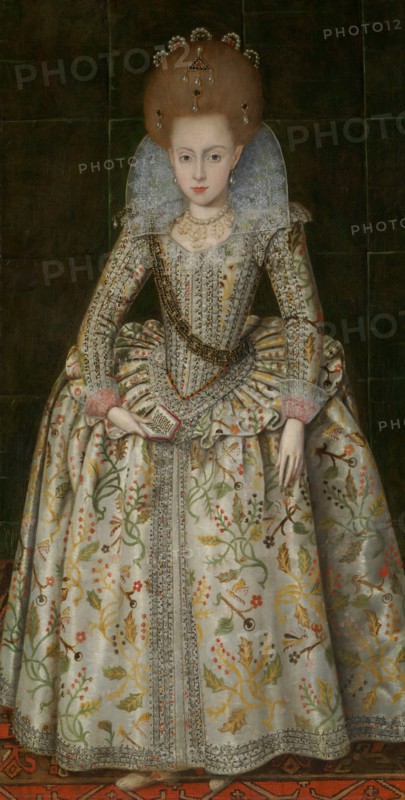 Princess Elizabeth (1596-1662), Later Queen of Bohemia, ca. 1606. Creator: Robert Peake I.
