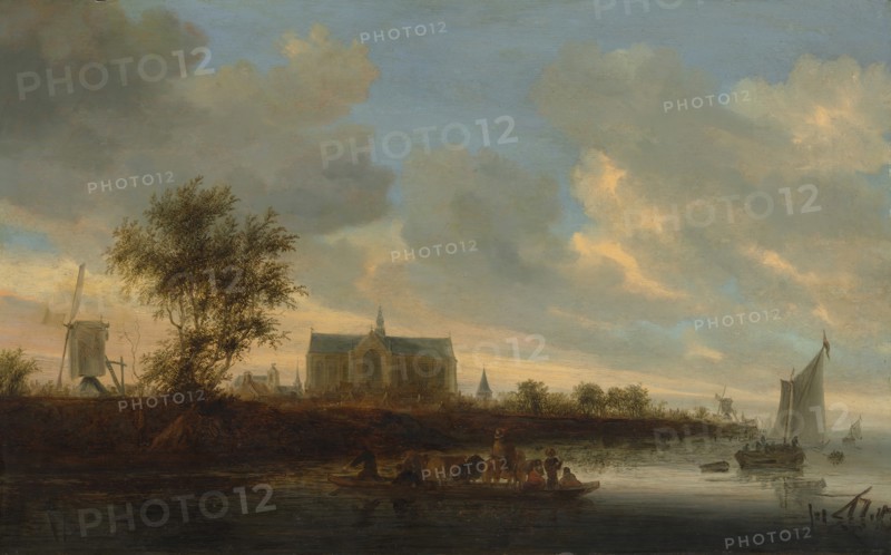 View of the Town of Alkmaar. Creator: Salomon Ruysdael.