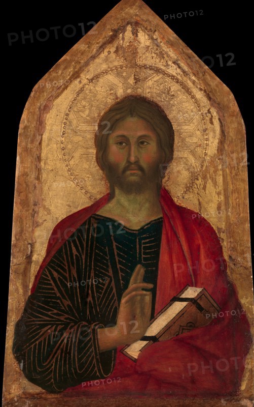 Christ Blessing, ca. 1311. Creator: Segna di Buonaventura.