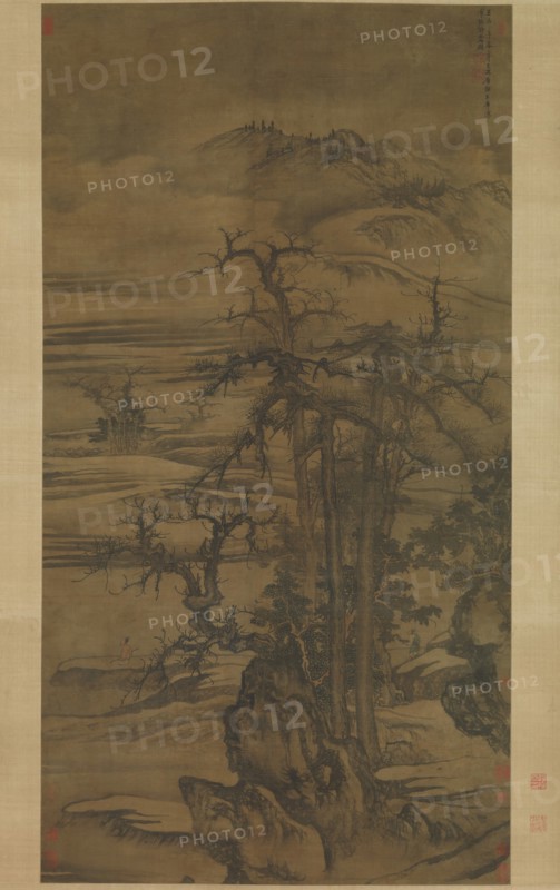 Landscape after a poem by Wang Wei, dated 1323. Creator: Tang Di.
