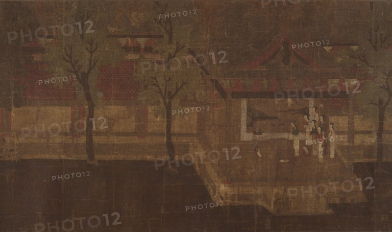 Pavilion with Figures. Creator: Unknown.