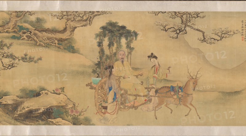 Portrait of Shaoyu in the guise of Liu Ling, ca. 1795. Creator: Unknown.