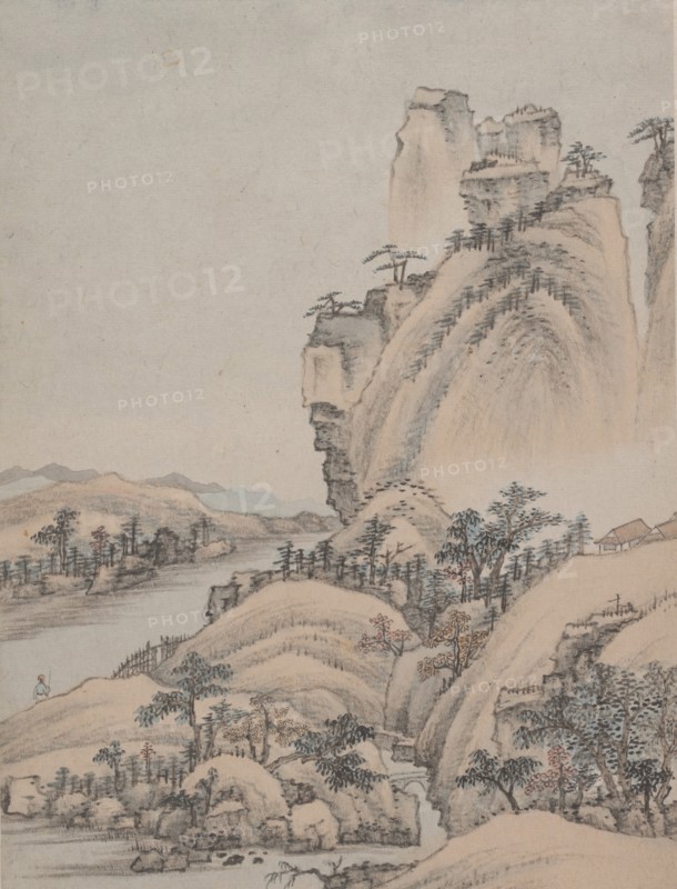 Landscapes, dated 1668. Creator: Xiao Yuncong.