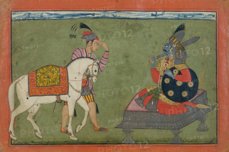 Kalki Avatar, the Future Incarnation of Vishnu, ca. 1700-1710. Creator: Unknown.