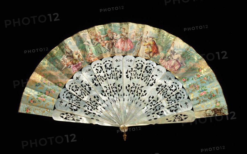 Fan, 1860-70. Creator: Unknown.