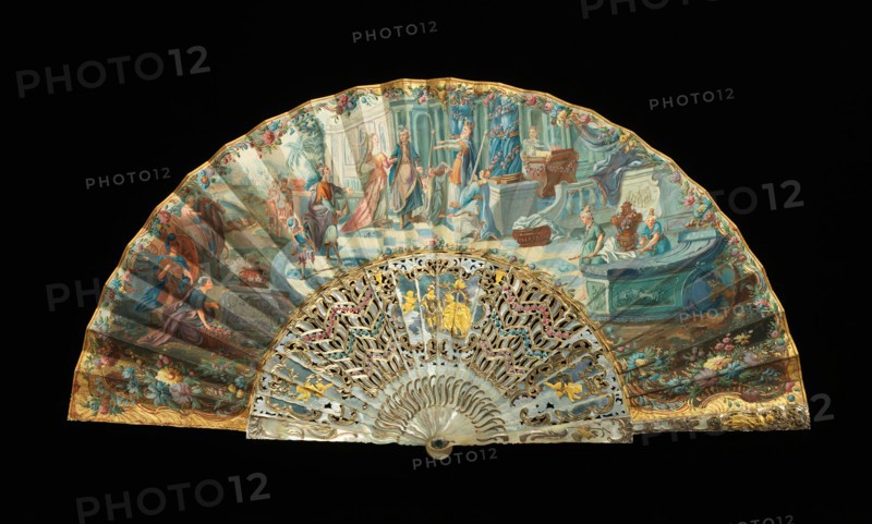 Fan, 1860-80. Creator: Unknown.