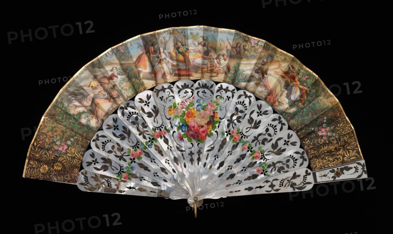 Fan, 1855-65. Creator: Unknown.