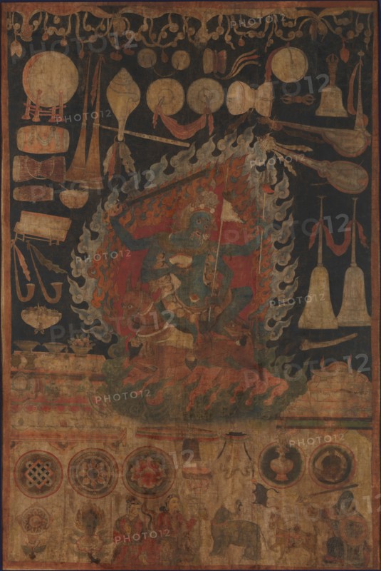 Offerings to the Goddess Palden Lhamo, late 16th century. Creator: Unknown.