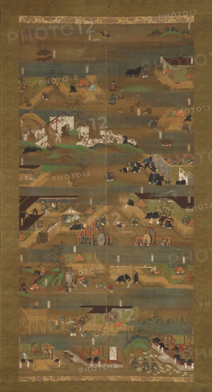 Illustrated Biography of Prince Shotoku (Shotoku Taishi e-den), 14th century. Creator: Unknown.
