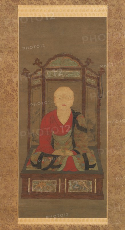 Priest in Meditation, 15th century. Creator: Unknown.