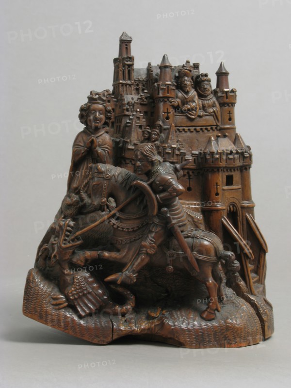 St. George and the Dragon, 15th-16th century. Creator: Unknown.