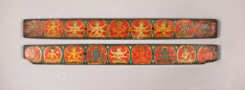 Pair of Manuscript Covers with Buddhist Deities, 11th-12th century. Creator: Unknown.