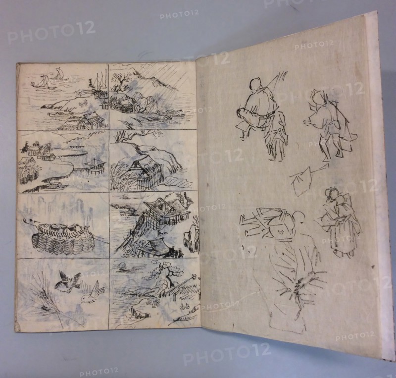 Brush and Ink Drawings after Life and Paintings, 1895 (?). Creator: Unknown.