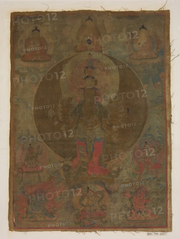 Panel from Painting of a Thousand-Armed Guanyin, date unknown. Creator: Unknown.