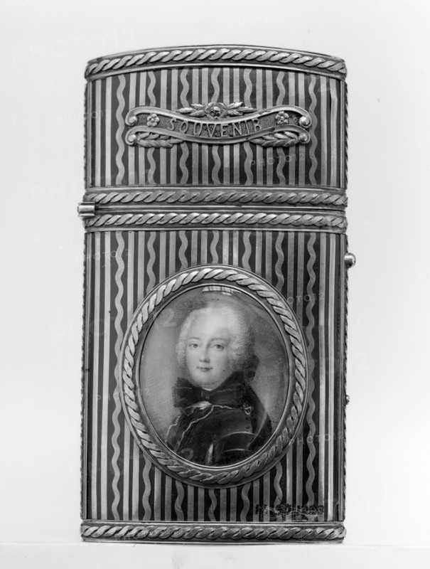 Souvenir with portrait of a man, 1779-80. Creator: Unknown.