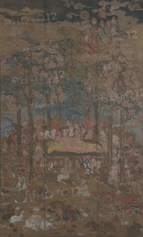 Death of the Historical Buddha (Nehan-zu), 15th century. Creator: Unknown.