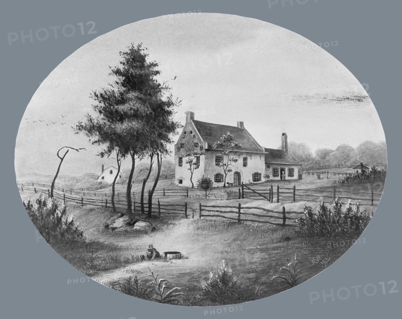 Vechte House at Gowannus, Brooklyn, New York, 1865. Creator: Unknown.