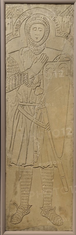Tomb Effigy of Jacquelin de Ferrière, ca. 1275-1300. Creator: Unknown.