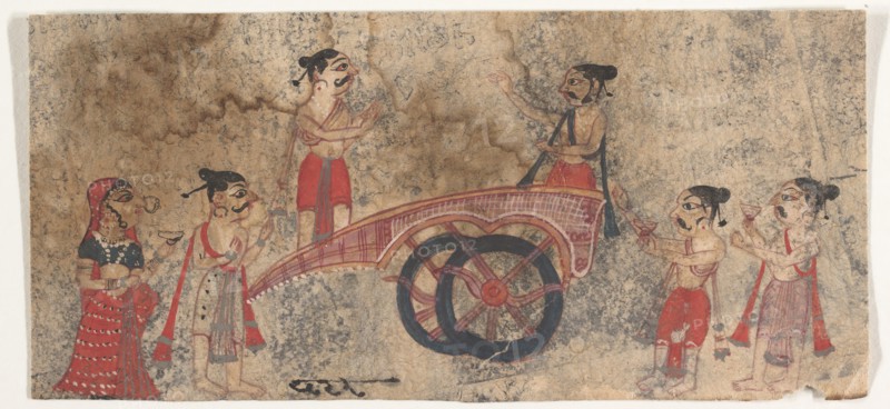 Disputations on a Chariot, 1650-60. Creator: Unknown.