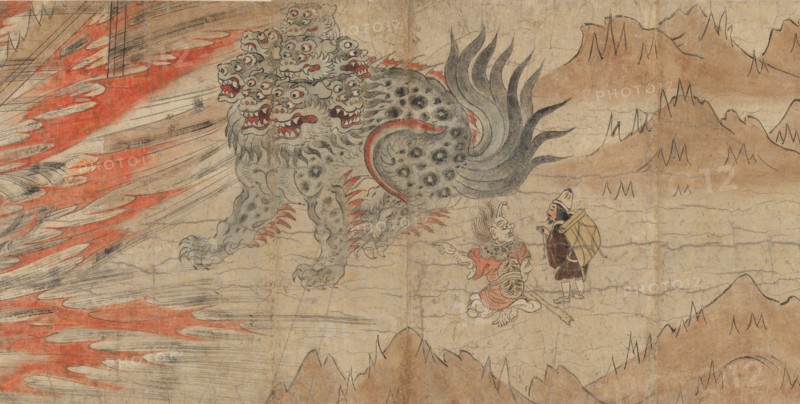 Illustrated Legends of the Kitano Tenjin Shrine (Kitano Tenjin engi emaki), late 13th century. Creator: Unknown.