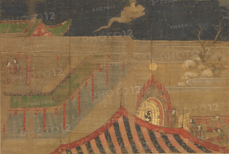 Life of the Buddha: Abandoning Palace Life, early 15th century. Creator: Unknown.