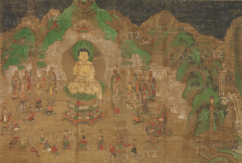 Life of the Buddha: King Bimbisara's Conversion, early 15th century. Creator: Unknown.