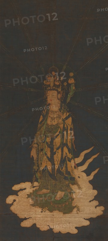 Descent of Eleven-Headed Kannon, 14th century. Creator: Unknown.