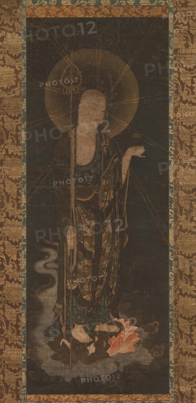 Welcoming Descent of Jizo, early 14th century. Creator: Unknown.