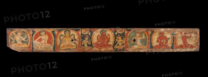 Manuscript Cover with Avalokiteshvara (The Bodhisattva of Infinite Compassion), 12th century. Creator: Unknown.