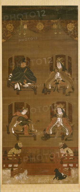 The Four Deities of Koyasan Temple Complex, late 14th century. Creator: Unknown.