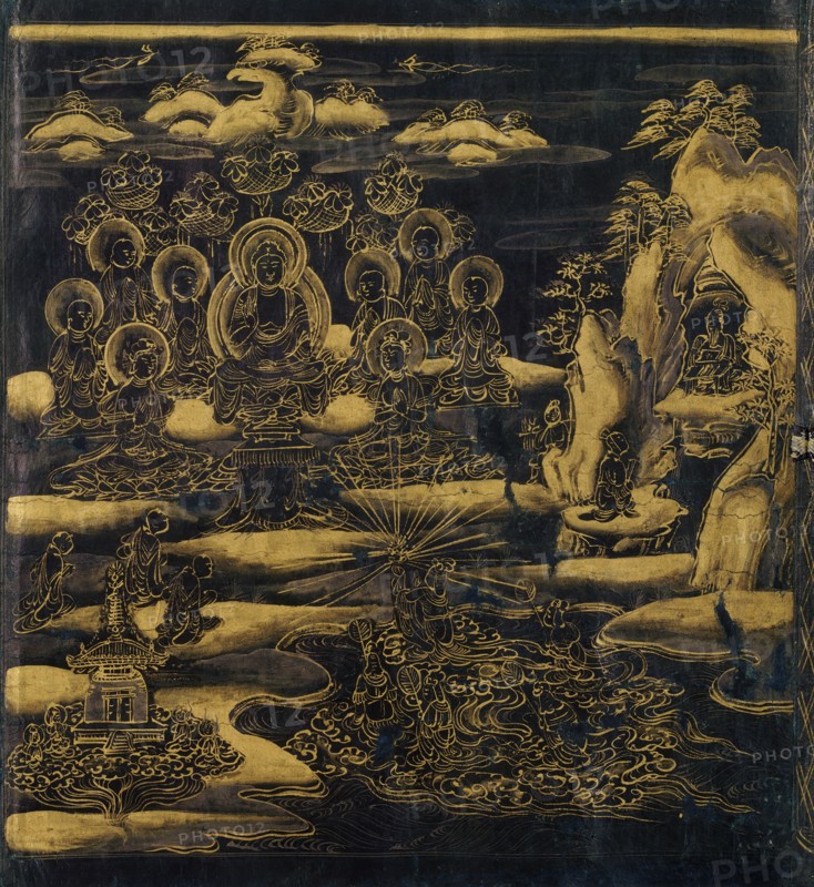 Devadatta, Chapter 12 of the Lotus Sutra (Hoke-kyo, Daibadatta-bon) , 12th century. Creator: Unknown.