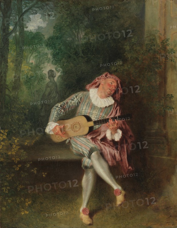 Mezzetin, ca. 1718-20. Creator: Jean-Antoine Watteau.