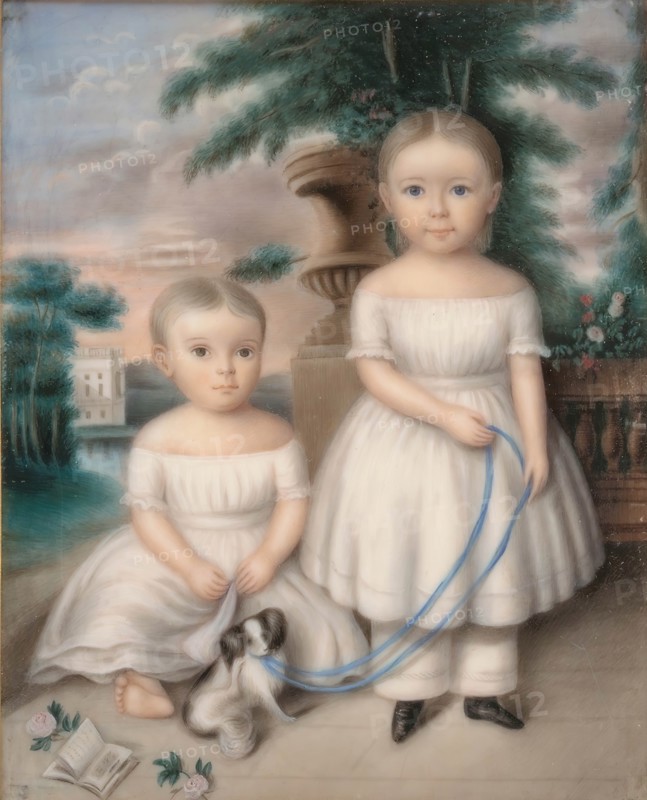 Watson Van Benthuysen II and Thomas Van Benthuysen, ca. 1837. Creator: Aramenta Dianthe Vail.