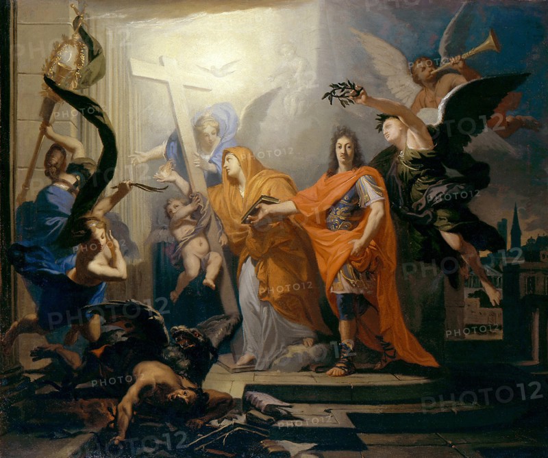 The Restoration of the Catholic Religion in Strasbourg, ca. 1681. Creator: Claude Guy Halle.