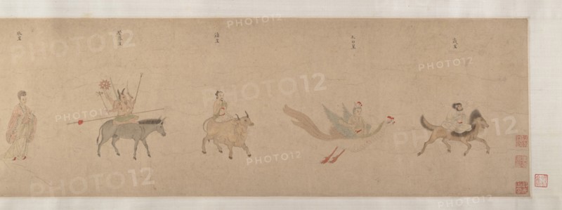 Divinities of the Planets and Constellations, 16th century. Creator: Qiu Ying.