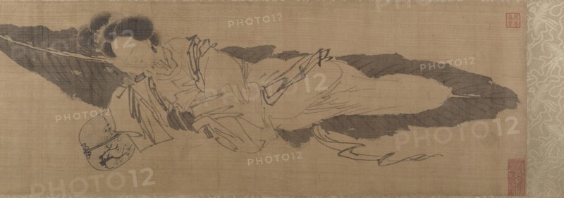 Beauty Sleeping on a Banana Leaf. Creator: Tang Yin.