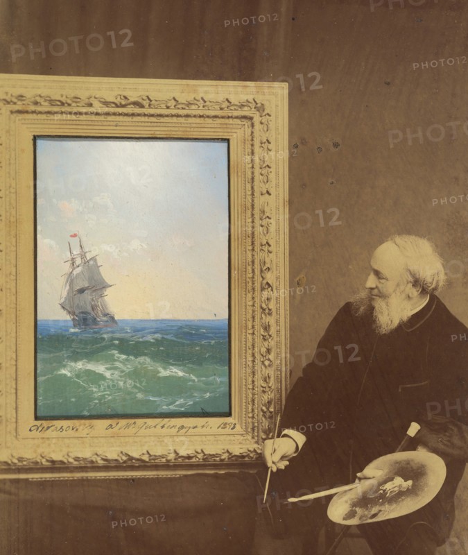 [Ivan Constantinovich Aivasovski], 1893. Creators: Babayeva Studio, Ivan Ayvazovsky.