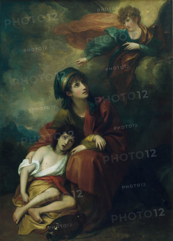 Hagar and Ishmael, 1776, reworked 1803. Creator: Benjamin West.