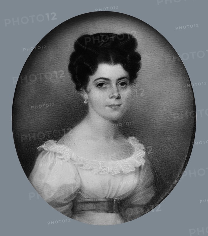 Mrs. Jean Pierre Barre, 1825-30. Creator: Charles Fraser.