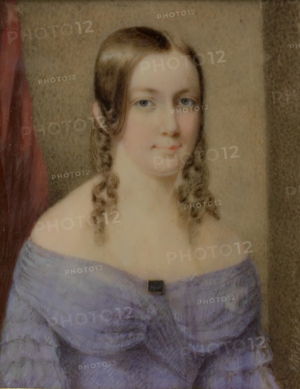 Portrait of a Lady, 1842. Creator: Edward Dalton Marchant.