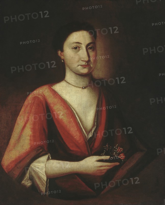 Portrait of a Lady (Possibly Hannah Stillman), 1720-30. Creator: Unknown.