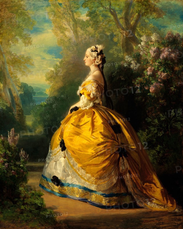 The Empress Eugénie (Eugénie de Montijo, 1826-1920, Condesa de Teba), 1854. Creator: Franz Xaver Winterhalter.