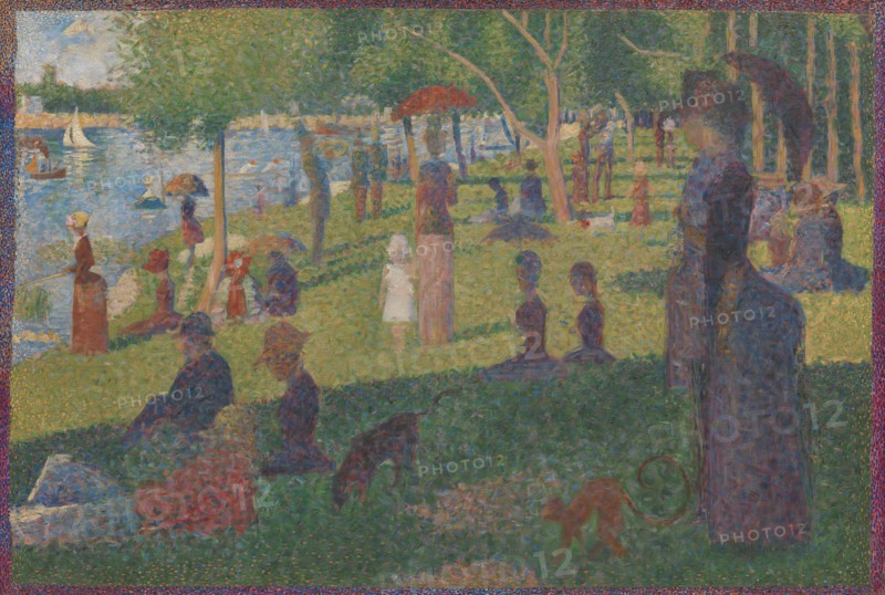 Study for "A Sunday on La Grande Jatte", 1884. Creator: Georges-Pierre Seurat.